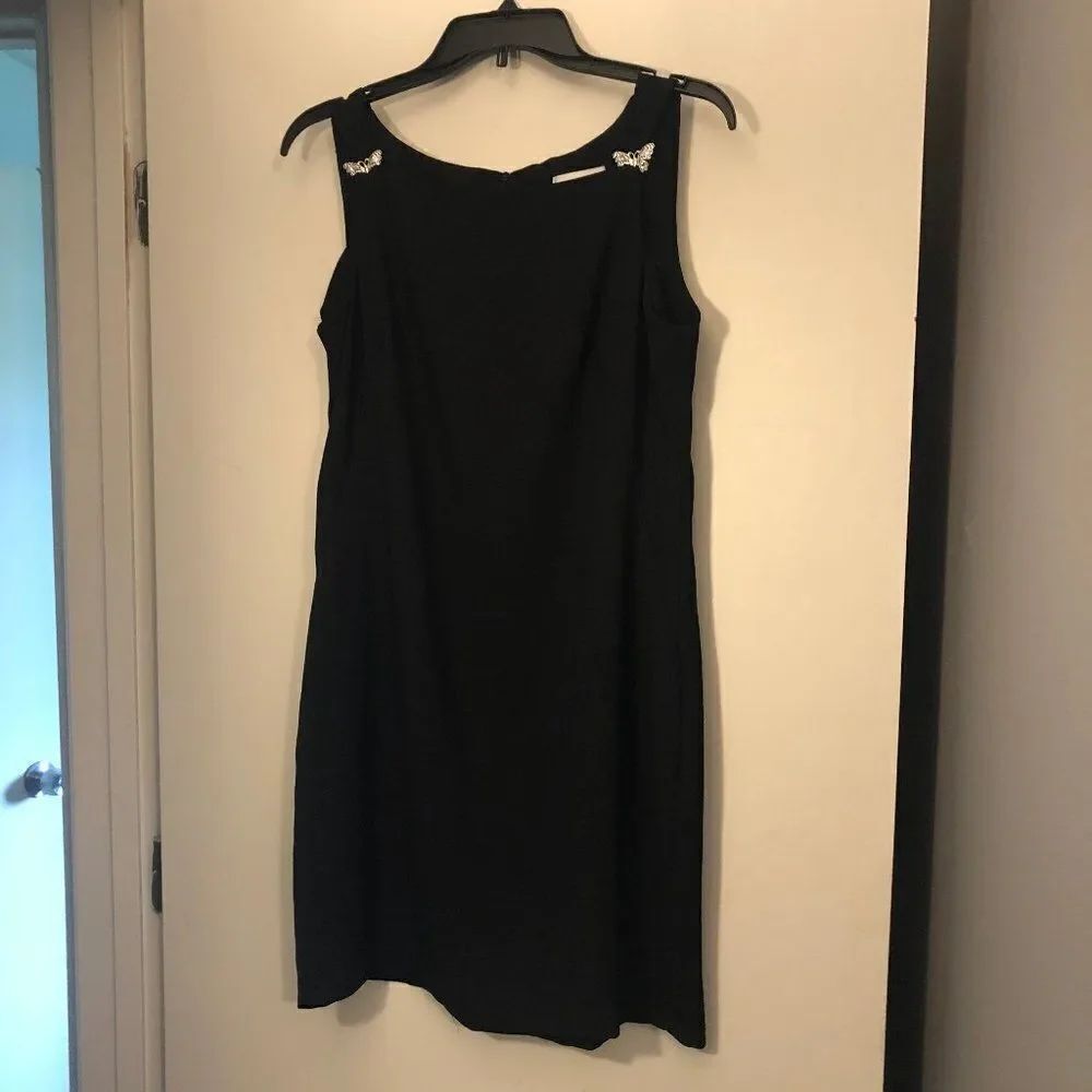 Women's CDC petite Dress - Size 12 black sleeveles